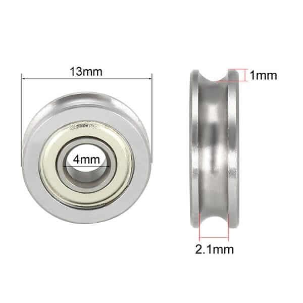 U604zz bearing U groove bearing 4x13x4mm bearing for 3D printer 4 U604zz bearing U groove bearing 4x13x4mm bearing for 3D printer - Image 4