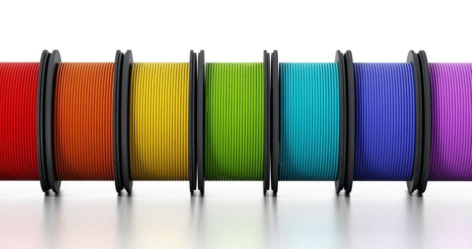 Main Components of 3d Printer 5 3D printer filaments