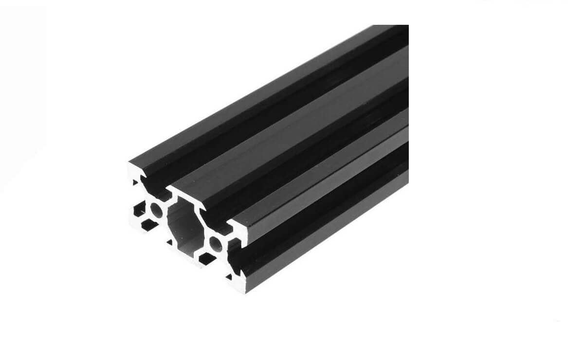 150 mm cadre extrudé pour imprimante 3D et CNC Machifit 2040 V-Slot de profilés en aluminium profilé noir avec rainure en V RFElettronica 