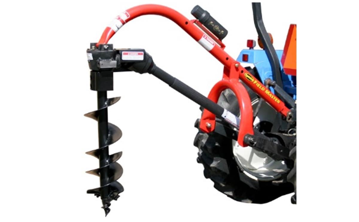 Tractor post hole digger tractor implement tools