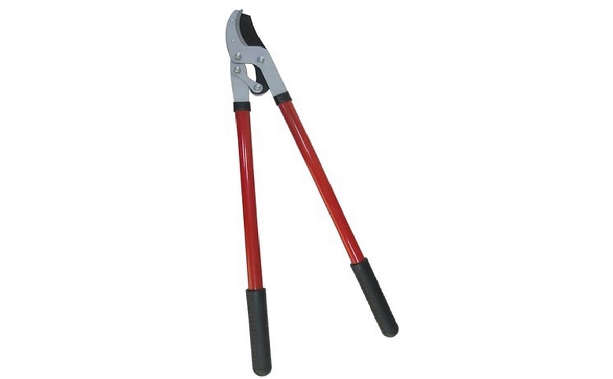 Lopping shears with fiber handle for gardening purposes