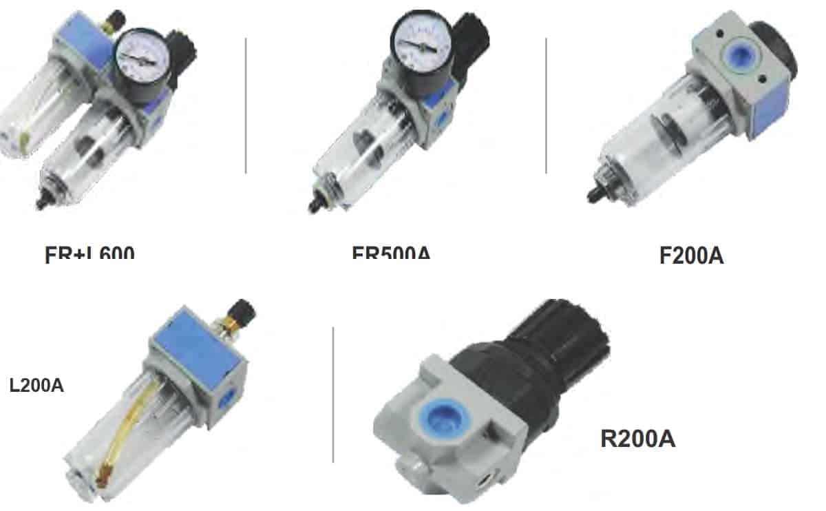 Legris Type FRL Units Efficient Combination for Pneumatic Systems
